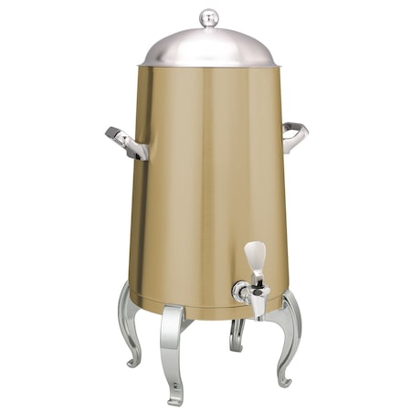 Service Ideas Flame Free Thermo-Urn Vintage Gold Regal Style Vacuum Insulated Urn, 5 Gallon URN50VVGRG